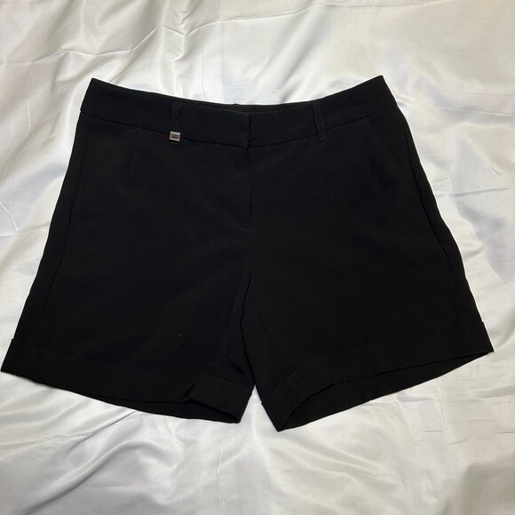 White House Black Market Dress Shorts Tailored Fit Cuffed Hem Black Women’s US 0 - Picture 5 of 13